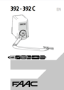 FAAC 392 C Manuals