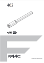 FAAC 402 Manuals