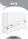 FAAC 415 Manuals