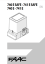 FAAC 740 E - 741 E Manuals