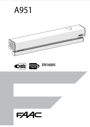 FAAC A951 Manuals