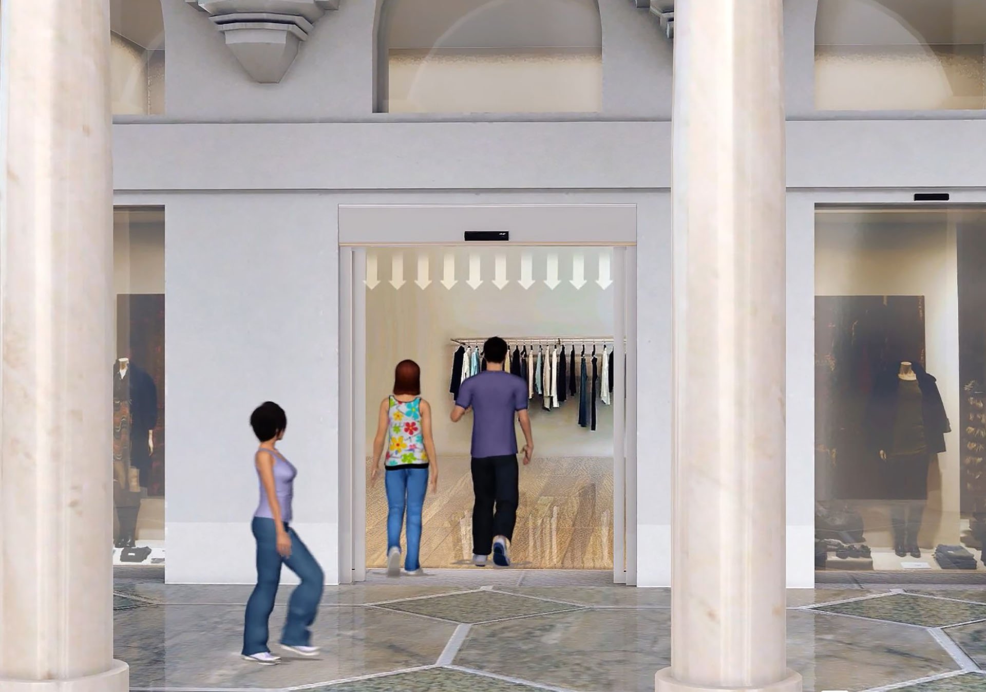 FAAC AIRSLIDE Sliding Door with Built-in Air Curtain