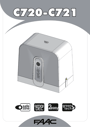 FAAC C720 - C721 Manuals