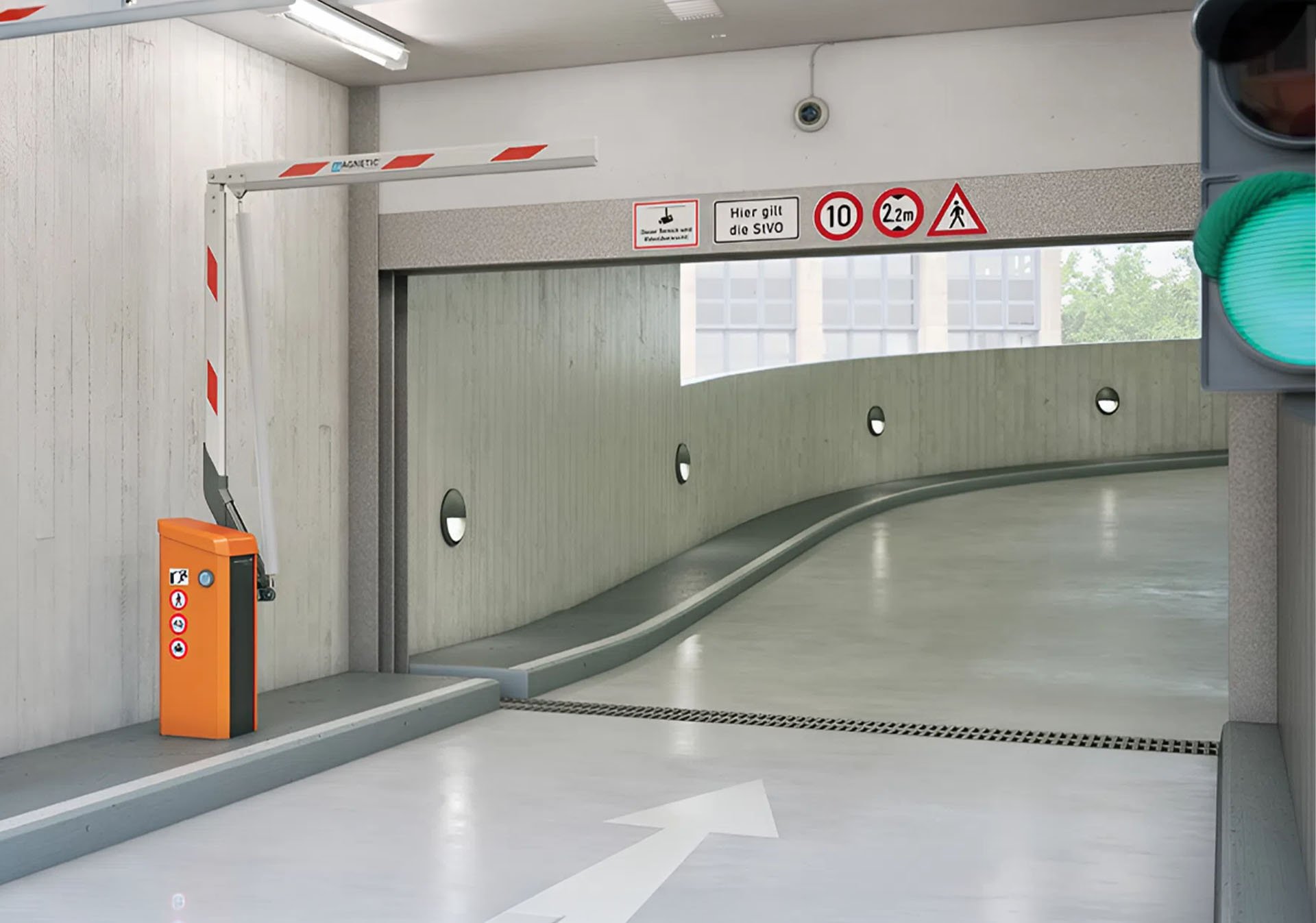 Magnetic Automatic Barrier installation