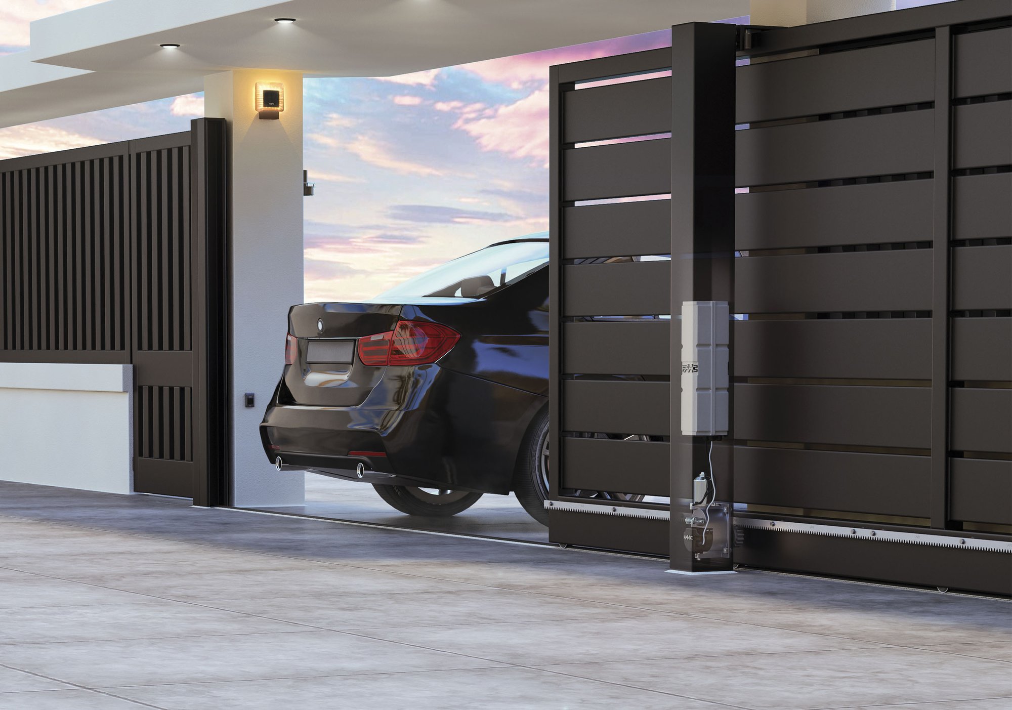 FAAC Sliding Gate Automation