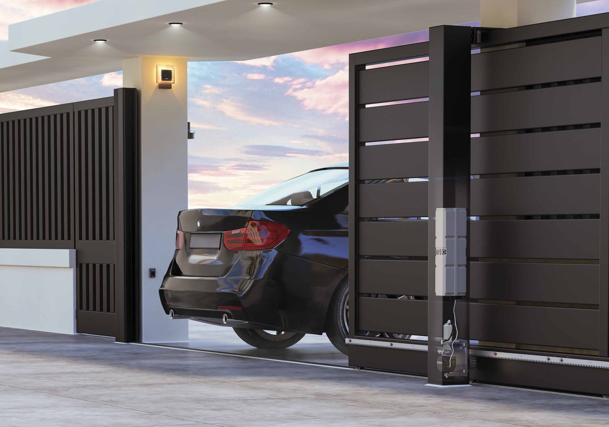 FAAC Sliding Gate Automation