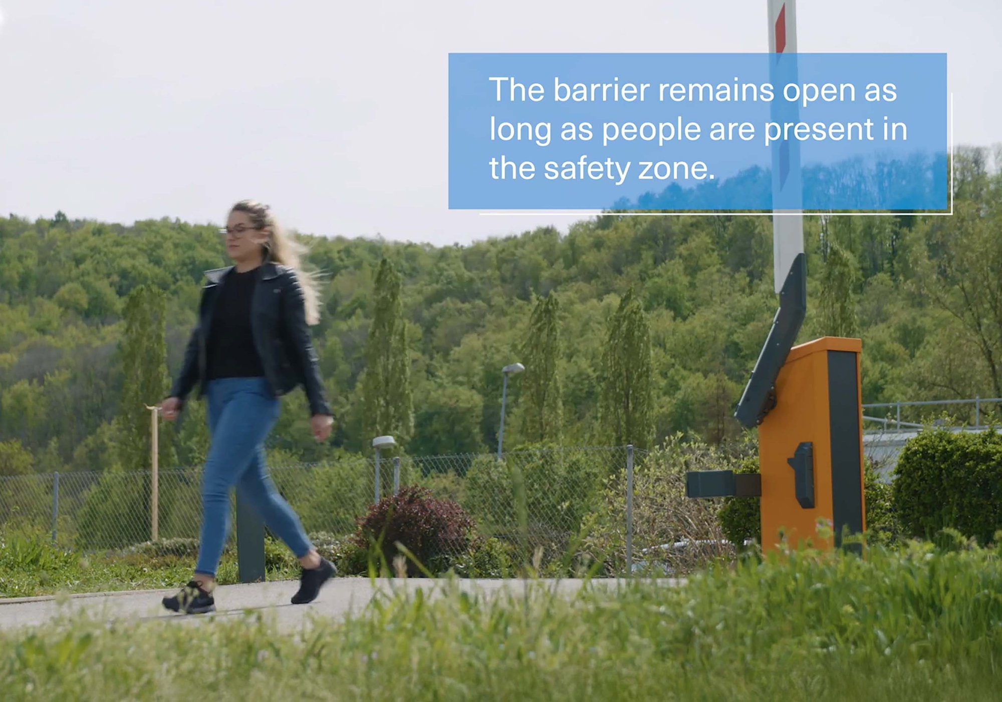 Approved for pedestrian movement